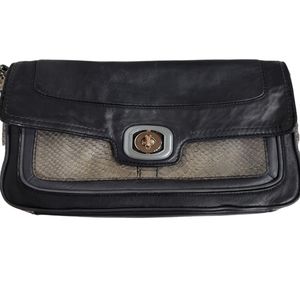Vintage Coach Snakeskin Clutch